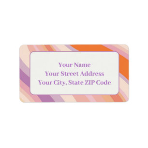 Elegant Pastellkrita Adressetiketter