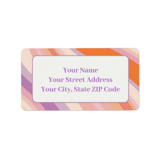 Elegant Pastellkrita Adressetiketter