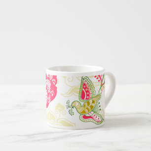 Elegant Patterned Porcelain Espressomugg