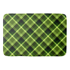 Elegant Pea Grönt Play Mönster Large Bath Mat Badrumsmatta