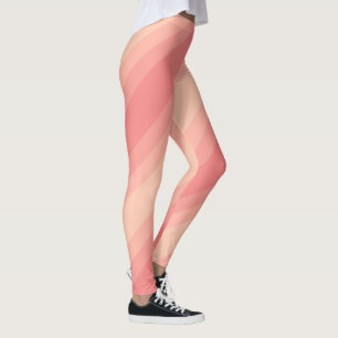 Elegant Peach Färg Rand - modern mall Leggings