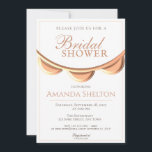 Elegant Peach Necklace vit Möhippa Inbjudningar<br><div class="desc">Denna moderna och elegant inbjudningskort för möhippan är underbarare att fira en blivande brud. En inbjudan till elegant med ett halsband av elegant i en persiko-färg. Bakgrunden är vit och texten finns i färgen. Du kan enkelt anpassa all text - anpassa den med ditt namn, datum, plats, OSA och lager...</div>