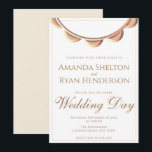 Elegant Peach Necklace White Bröllop Inbjudningar<br><div class="desc">Elegant Peach Necklace Vita bröllopsinbjudan. Denna moderna inbjudan och inbjudan från elegant bröllop är underbar för era gäster i inbjudan. En enkel inbjudan till eleganten med en elegant halsband i en persika färg. Bakgrunden är vit. Texten är ett modernt skript. Du kan enkelt anpassa all text - anpassa den med...</div>