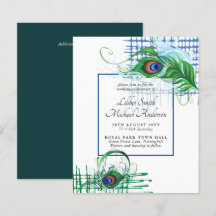 Elegant PEACOCK FEATHER Wedding BUDGET