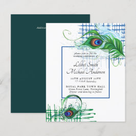 Elegant PEACOCK FEATHER Wedding BUDGET