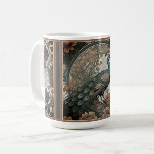 Elegant Peacock Mugg