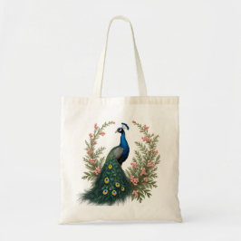 Elegant Peacock Shopping bag Tygkasse