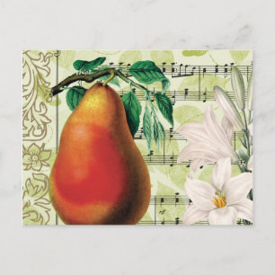 Elegant Pear Vykort