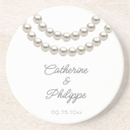 Elegant Pearl Bröllop Underlägg