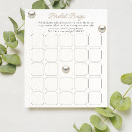 Elegant Pearl Möhippa Bingo-spel