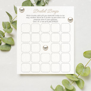 Elegant Pearl Möhippa Bingo-spel