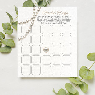 Elegant Pearl Möhippa Bingo-spel