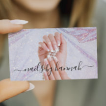 Elegant Pearl Nail Technician-Chic