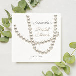 Elegant Pearl Necklace-Möhippa Pappersservett<br><div class="desc">Lägg till en något sofistikerad möhippa med Eleganten Pearl Möhippa Napkins! Dessa blöjor är perfekt för att lägga till en förfinad och snyggt inslag till din speciella händelse. De har en klassisk halshalsutformning och anpassade. De är idealiska för möhippor, förlovningsfester eller bröllopsreceptioner, de gör en underbar keepy för gästerna samtidigt...</div>