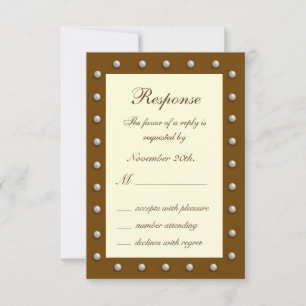 Elegant Pearls on Cream OSA Kort