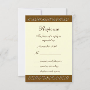 Elegant Pearls on Ivory OSA Kort