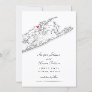 Elegant Peconic Bay Yacht Klubb Bröllop Spara Datumet