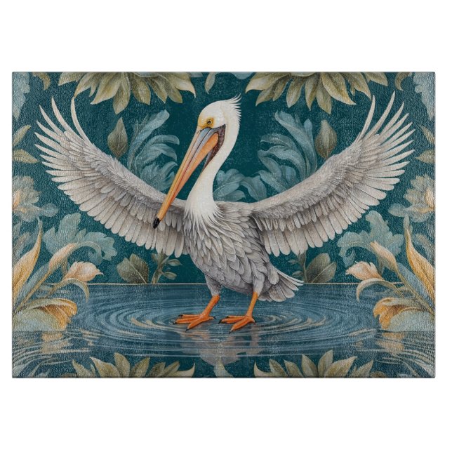 Elegant Pelican Bird Tropical Paradise (Framsidan)