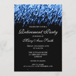 Elegant Pension Blå stjärnor Inbjudningar