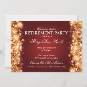 Elegant Pension Guld Sparande Ljus Inbjudningar