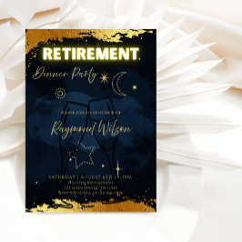 Elegant Pension Middag Party Inbjudningar