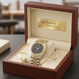 Elegant pensionspresent för herrar | Lyxig Armbandsur