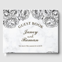 Elegant Peonies Modern och minimalistiskt Bröllop 