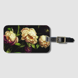 Elegant Peonies & Ro Bagagebricka