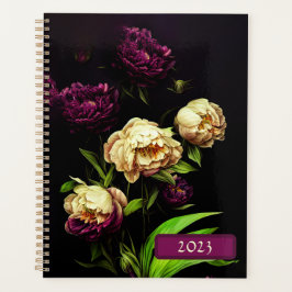 Elegant Peonies & Ro Spiral Bound