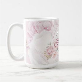 Elegant Peony Flowers Grandparent Vi skulle Plocka Kaffemugg