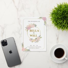 Elegant Peony Lily Ro Bröllop