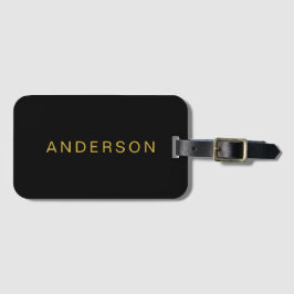 Elegant Personalized Custom Name Travel Bagagebricka