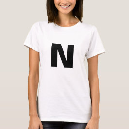 Elegant Personalized Monogram - Stylish Gift Tee