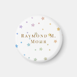 Elegant Personlig Anpassad Namn Magnet