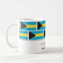 Elegant Personlig BAHAMAS FLAGGA Välkommen Kaffemugg