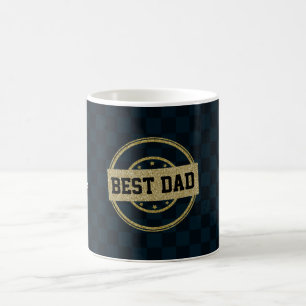 Elegant Personlig, bästa Pappa, Guld, Glitter Kaffemugg