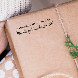 Elegant Personlig botaniskt handtaget av Stämpel