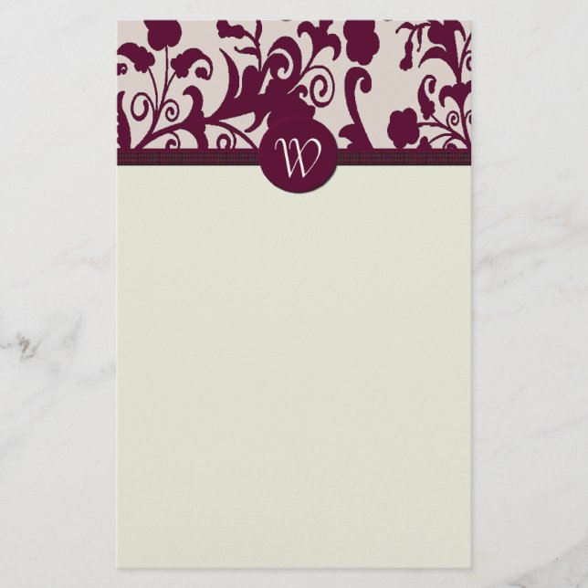 Elegant personlig brevpapper (Framsida)
