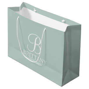 Elegant Personlig Bridesmaid Monogram och Namn