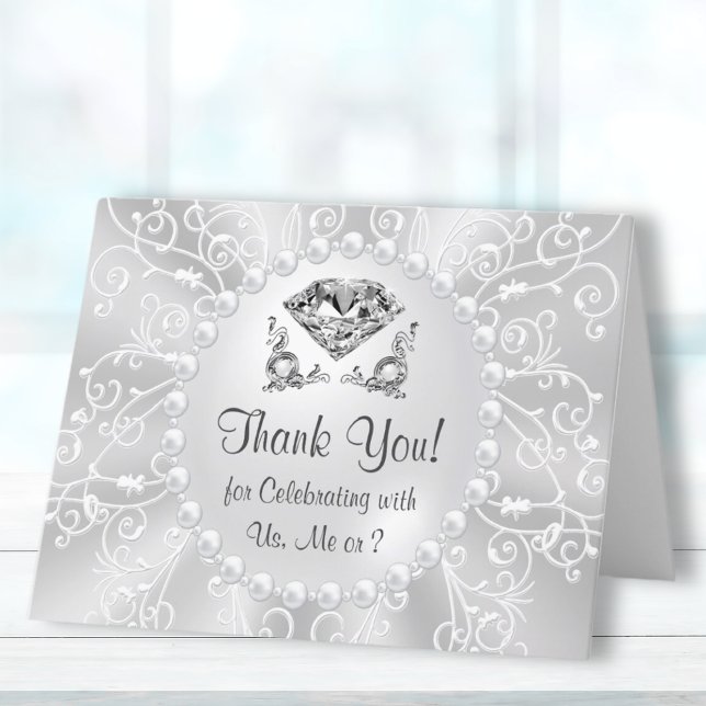 Elegant, Personlig Bröllop tackkort (Elegant Wedding Thank You Cards. Customizable Thank You Cards. Personalized Wedding Thank You Cards.)