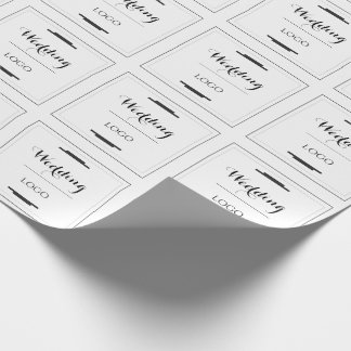 Elegant Personlig Bröllopsgåva Modern Skräddarsyd Presentpapper