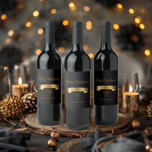 Elegant Personlig God Jul Vinstickett