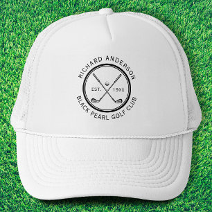 Elegant Personlig Golf Klubb Namn Keps