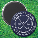 Elegant Personlig Golf Klubb Namn marin Blue Magnet<br><div class="desc">Här på AdeliaGifts vi kärlek i Eleganten Personlig Golf Klubb Namn Magnet,  och vi tänka att du också kommer att kärlek det. Perfektens gåva eller bara behandla dig själv! Vi har ett stort urval av produkter med de flesta designerna tillgängliga för manar,  kvinnor och barn. Kolla in dem!</div>