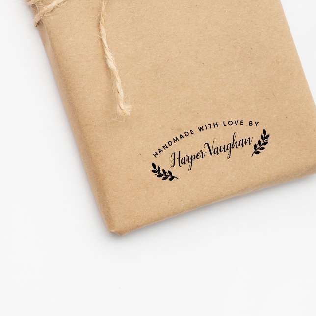 Elegant Personlig Handgjord Med Kärlek Av Stämpel (Skapare uppladdad)