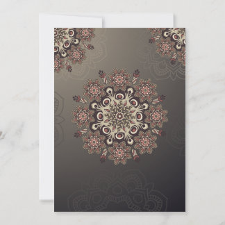 Elegant Personlig indisk bröllopsvecka Inbjudningar