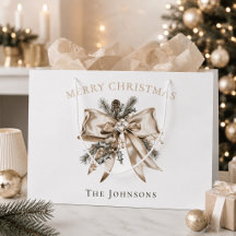 Elegant Personlig Julklappspåse