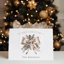 Elegant Personlig Julklappspåse