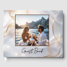 Elegant Personlig Keepsak för Romantic Celebra Gästböcker