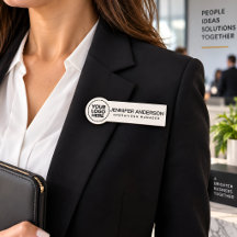 Elegant Personlig Logo Professionell Namnskylt